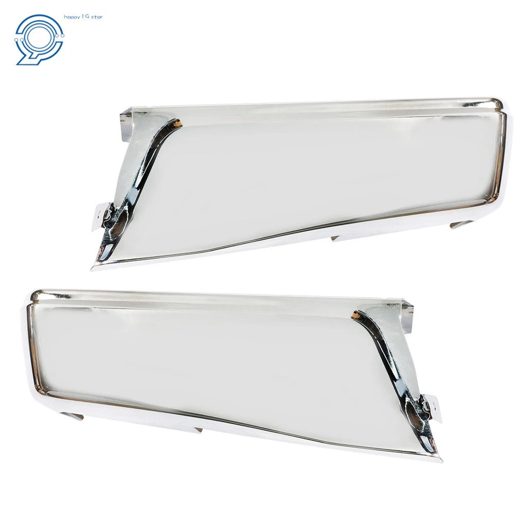 Set of 2 Chrome Rear Bumper End Caps for Ford F150 (2015–2020)