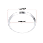 Silver Tone Steering Wheel Ring Cover Trim for Mercedes Benz C Class (2015-2023)