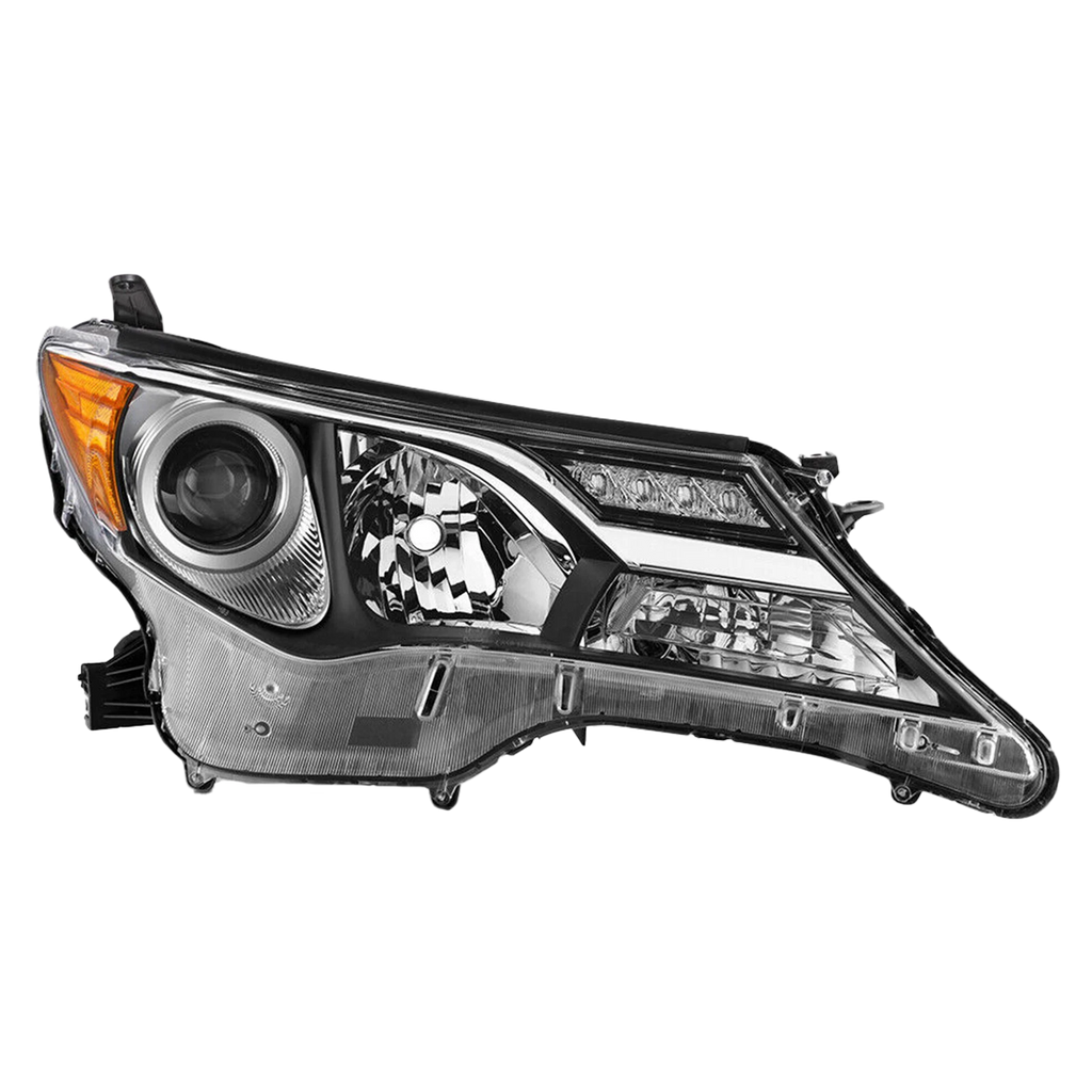 Halogen Headlight Chrome Housing for Toyota RAV4 (2013–2015)