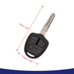 3 Buttons Blank Key Fob Remote Control Case for Mitsubishi Lancer 