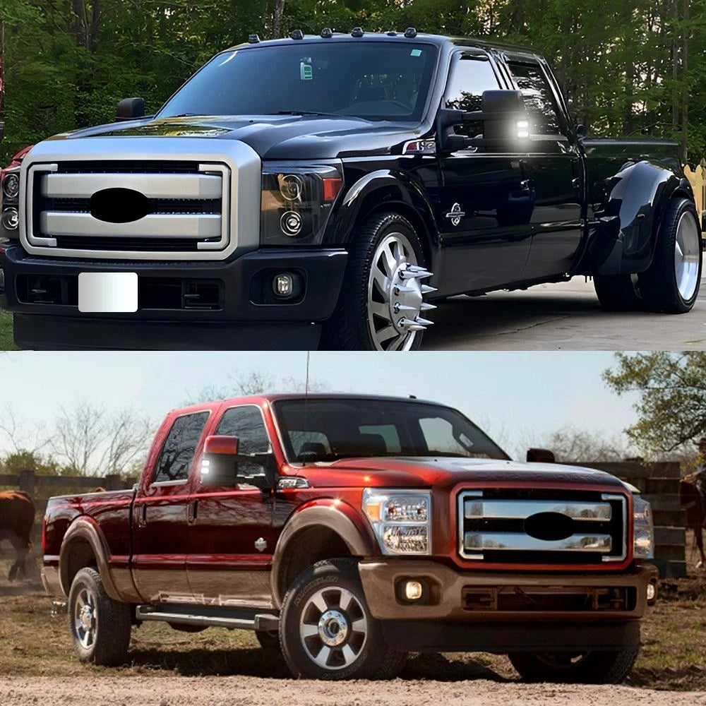 Clear LED Side Mirror Marker Lamp for Ford F250 F350 F450 F550 (2008–2016) EPY
