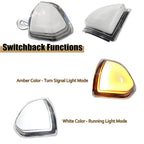 Clear Switchback LED Side Mirror Signal Lights for Dodge Ram 1500 2500 3500 (2010–2023)