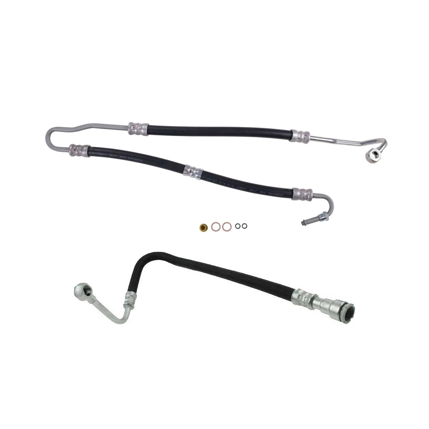 Sunsong Power Steering Pressure & Return Line Hose Kit for BMW E46 (2001–2006)