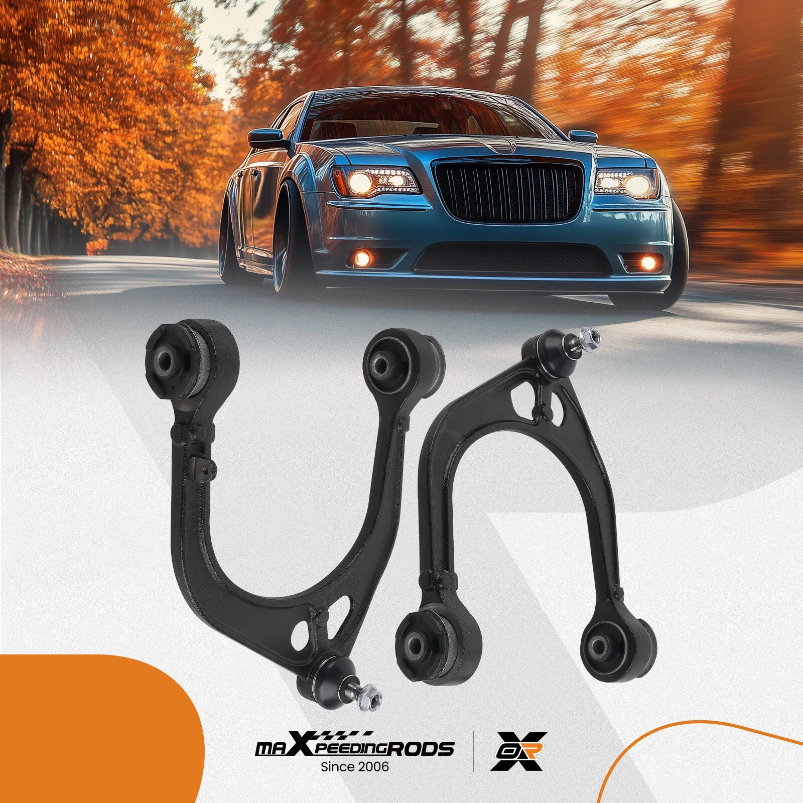 2pc Front Upper Control Arm Kit For Chrysler 300 Dodge Charger Challenger Magnum