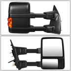 Right Side Manual Amber LED Turn Signal Towing Mirror for Ford Super Duty (2008–2016)