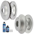Set of 4 Slotted Brake Rotors for Chrysler Sebring Jeep Compass Patriot