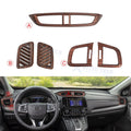 Peach Wood Look Inner Center Dash Side AC Vent Trim for Honda CR-V (2017–2022)