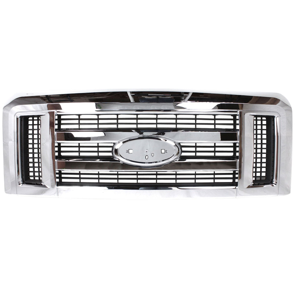 Chrome Grille Assembly for Ford E-350 Super Duty, E-150, E-250 (2008–2021)
