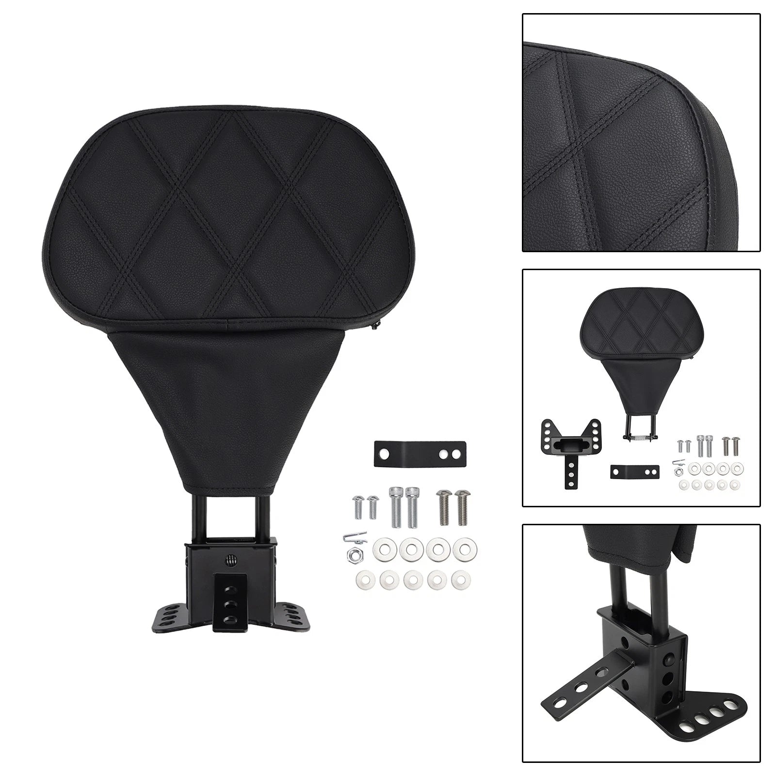 Driver Backrest Pad for Harley Davidson Street Electra Road Glide Road King Tri Glide (1988–2008)