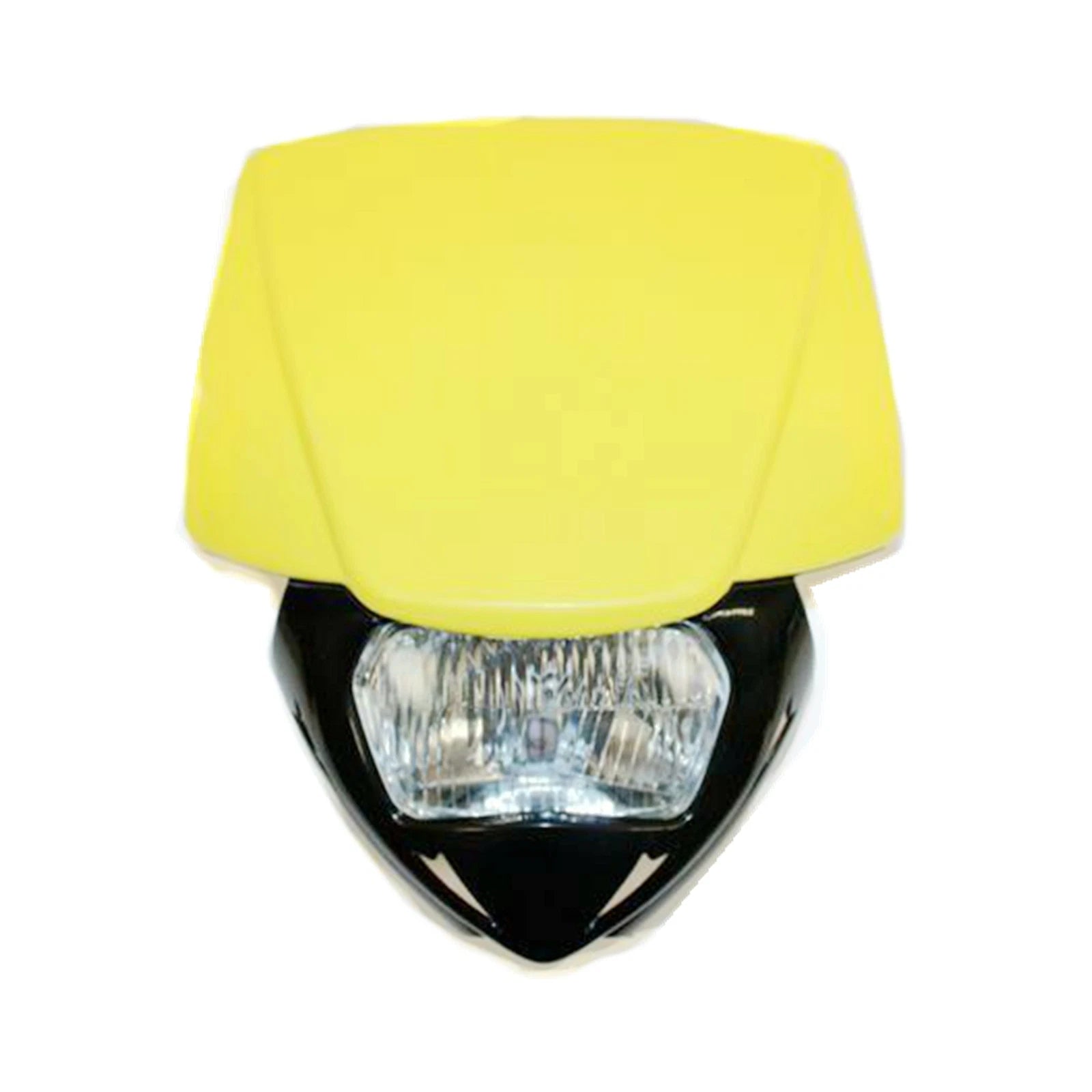 Headlight Lamp for PIT Trail Dirt Motorcycle MX Bike (Yellow/Black)