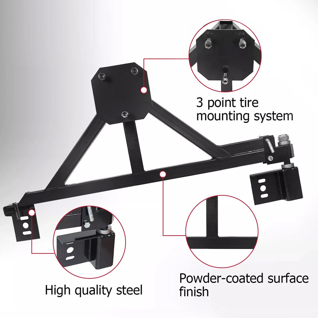 Heavy Duty Spare Tire Carrier Mount for Hummer H2 (2003-2009)