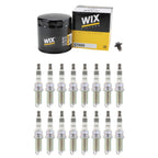 Wix Engine Oil Filter & NGK 16 Iridium IX Spark Plugs for Dodge Challenger Charger (2011–2023)
