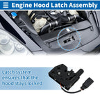 Hood Latch Assembly for Audi Q3 (2015–2018) No. 8U0823509 1 Pcs