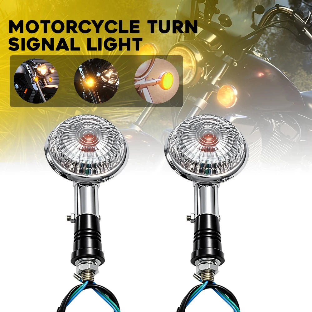 2X Turn Signal Light Indicator for Yamaha XV400 XV250 XV535 V-MAX1200 (1981–1999)