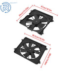 Set of 2 AC Radiator Cooling Fans for Honda Accord (2013–2017) HO3113134 HO3115162