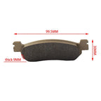 Rear Brake Pads for YAMAHA YP 250 R X-Max, ITALJET Jupiter 125/150 (05-09)