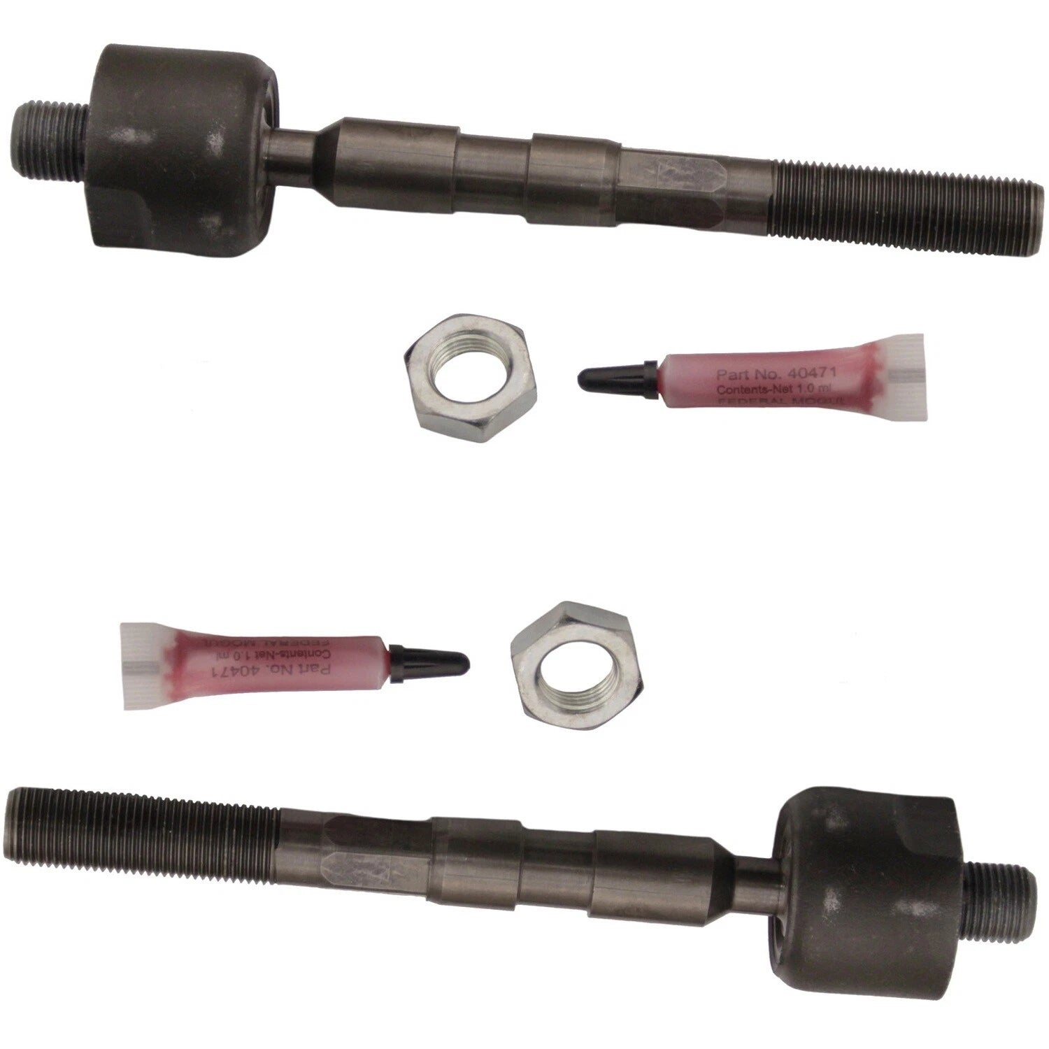 Set of 2 Inner Moog Steering Tie Rod Ends for Hyundai Sonata Kia Optima
