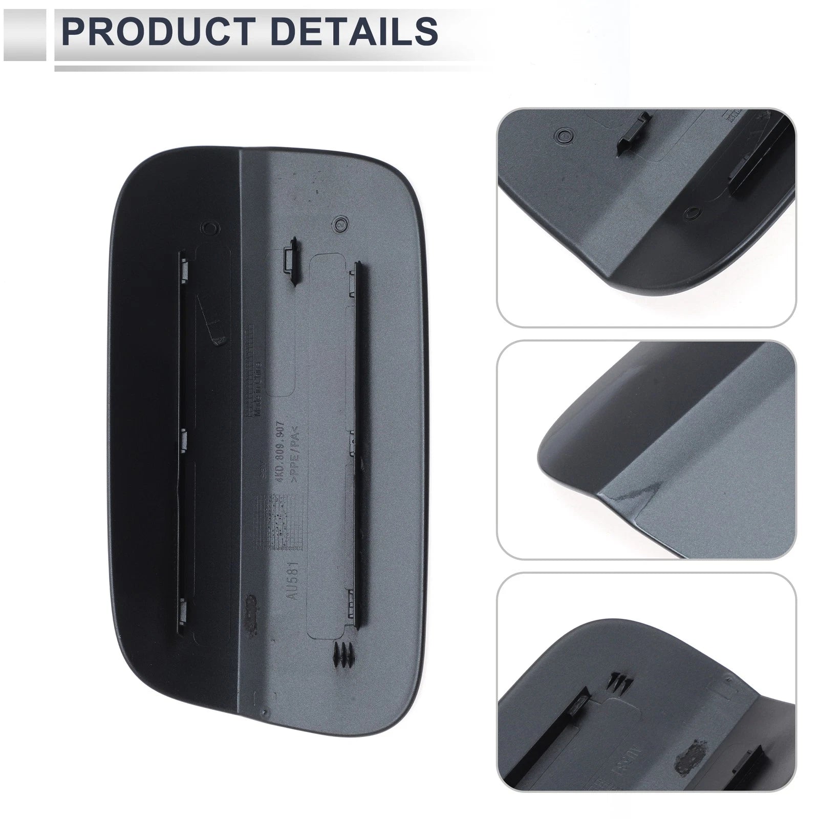 Fuel Tank Door Cap for Audi A6 (2019–2024) Fuel Filler Flap Cover Gray