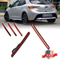 Red LED Rear Bumper Reflector Brake Light for Toyota Corolla Hatchback (2019–2022)