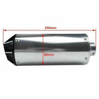 28mm Black Exhaust Muffler for Atomik Thumpstar Pitpro 50cc-150cc (2010-2023)