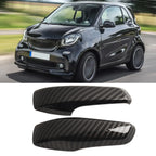 2X Carbon Fiber Black Decorative Frame for Smart (2010–2014)