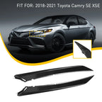 Front Bumper Headlight Filler Trim for Toyota Camry SE XSE (2018–2021)