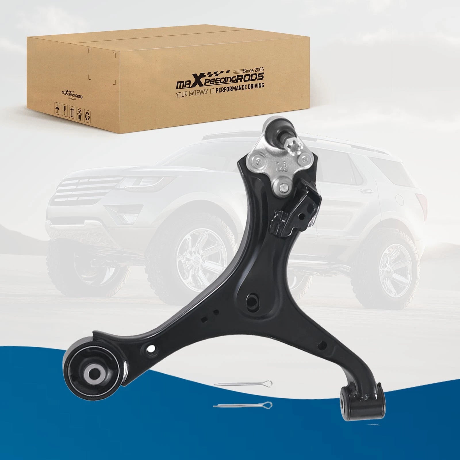 1pc Front Driver Left Lower Control Arm for Honda Civic (2013–2015) MS601100