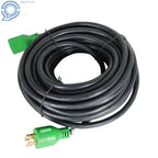 Generator Extension Cord 10-100 Ft 3 Prong Power Cable 30 Amp Adapter Plug