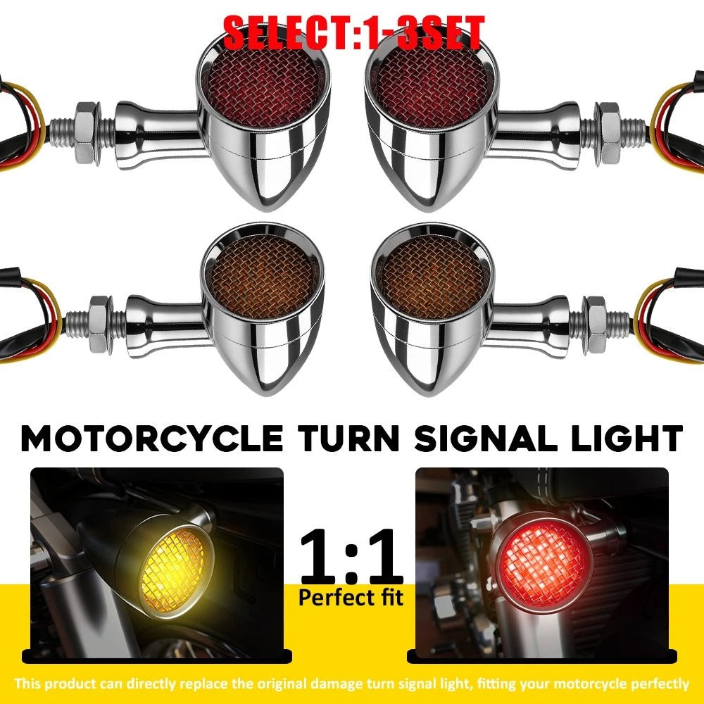 LED Turn Signal Blinker Lights for Harley Davidson Motorcycle (2014–2022)