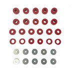 22-Piece Body Mount Bushings Insert Kit for Jeep Wrangler (1987–1995) 1-105