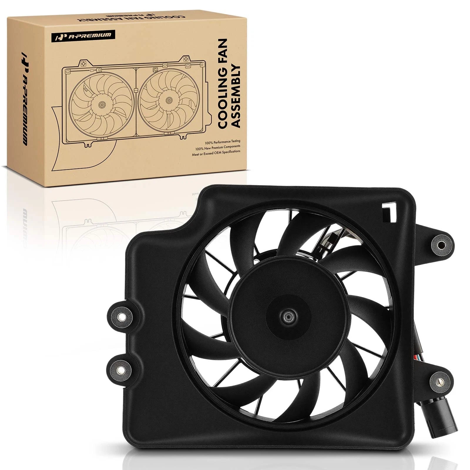 Transmission Oil Cooler Fan with Shroud for Chevy Corvette (2014–2019)