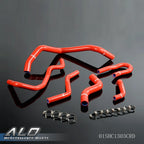 Silicone Radiator Hose Kit for Honda Civic (1992–2000) Red