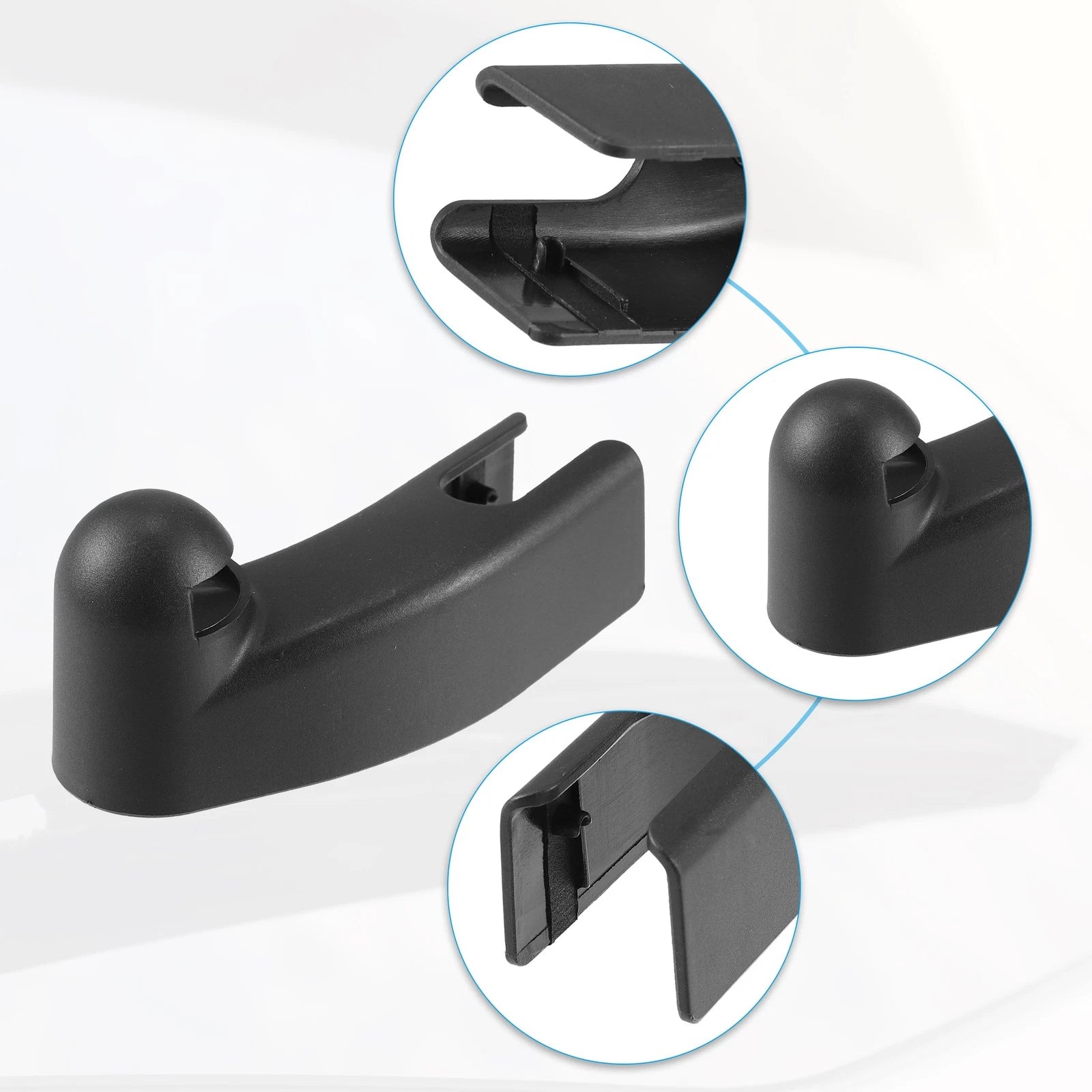 Wiper Arm Nut Cover Cap for Ford Transit Courier (2014–2023) Black