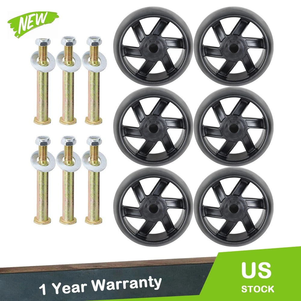 6PK Deck Wheels Hardware Kit for Husqvarna (Fits Various Models)