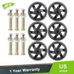 6PK Deck Wheels Hardware Kit for Husqvarna (Fits Various Models)