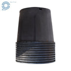 Set of 10 Black Thermoformed Nursery Pots for Plants (3 Gallon)