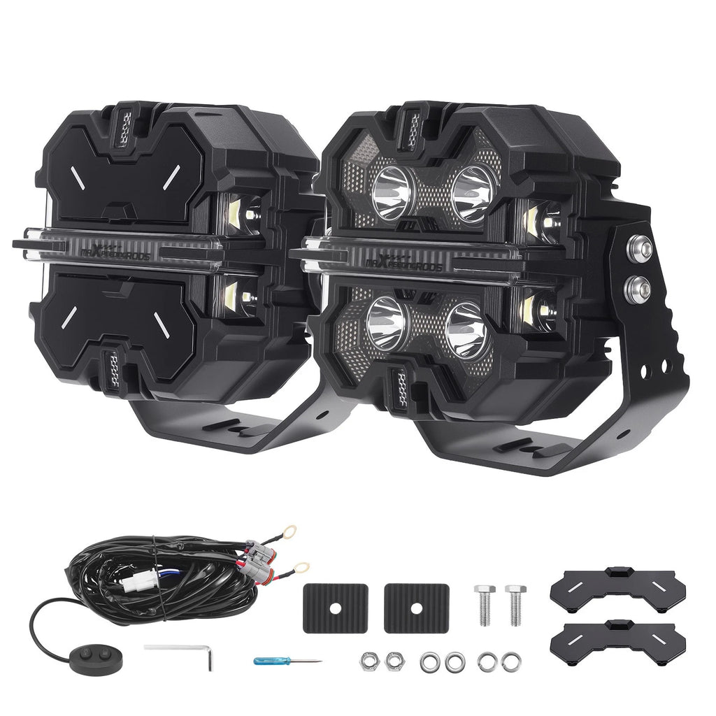 5" LED Light Pods for Universal Vehicles (12V)