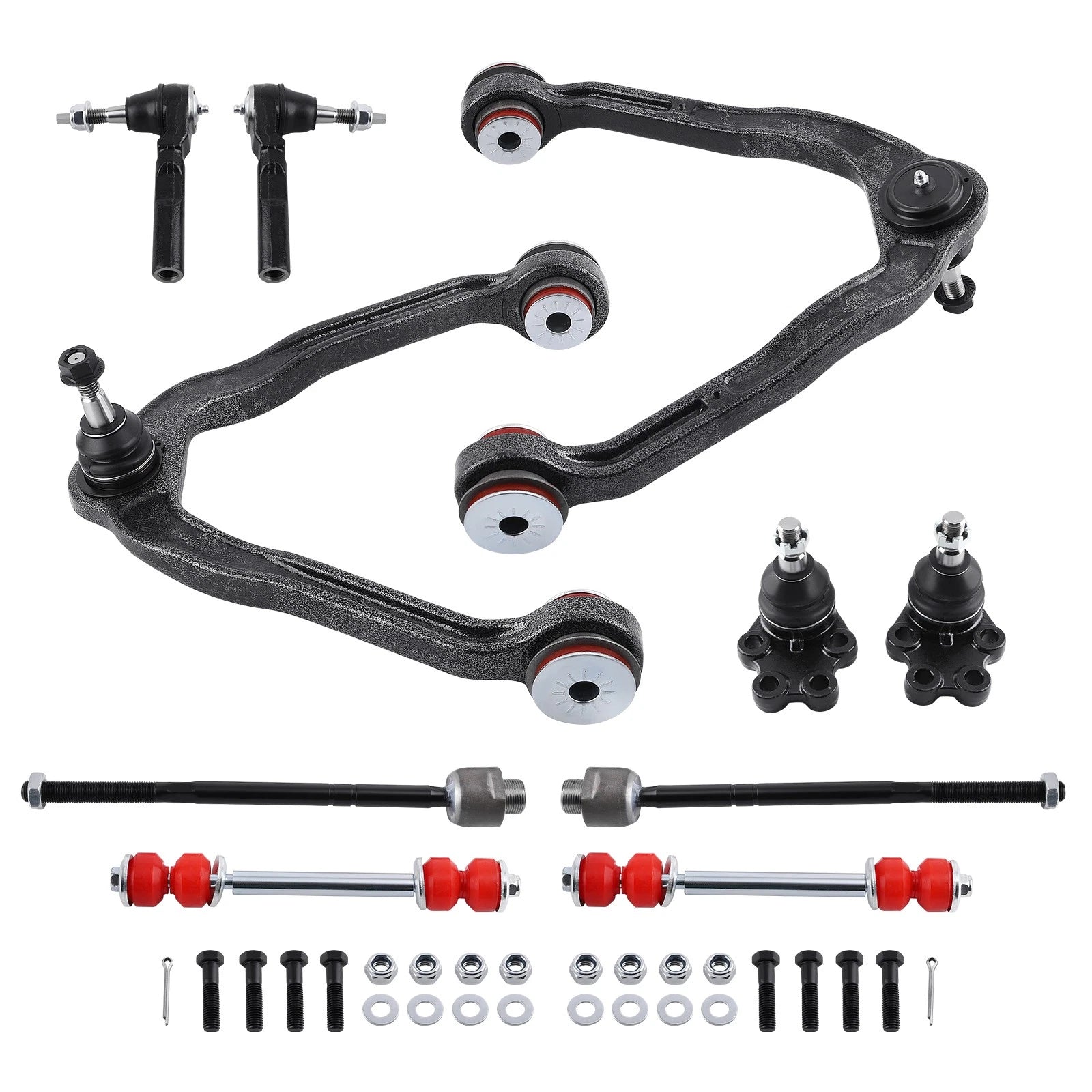 10x Front Upper Control Arms Stabilizer Bar Link for Silverado Sierra 1500 (1999–2006)