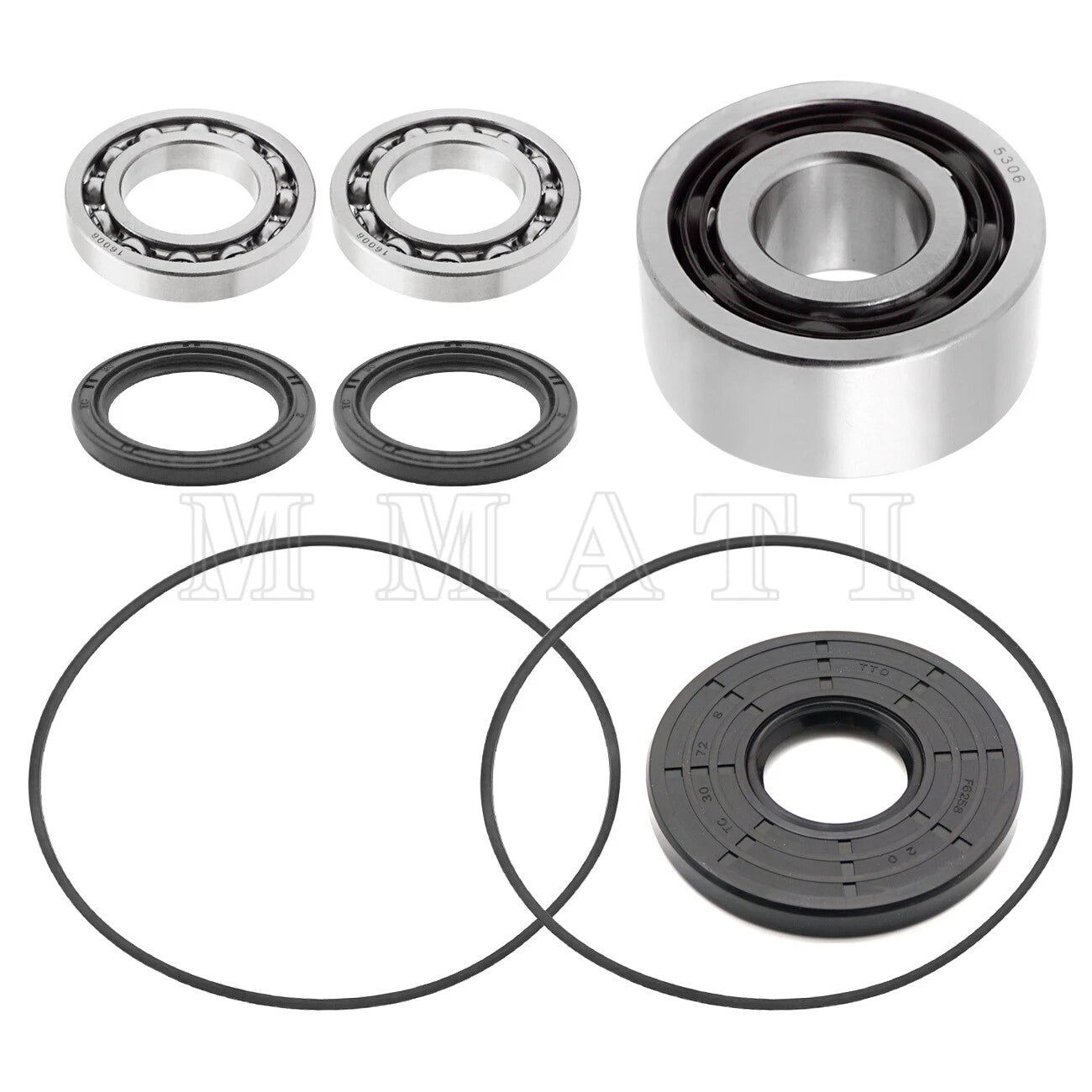 Front Differential Gear Case Bearings Seals for Polaris Ranger XP 1000 (2017–2020)