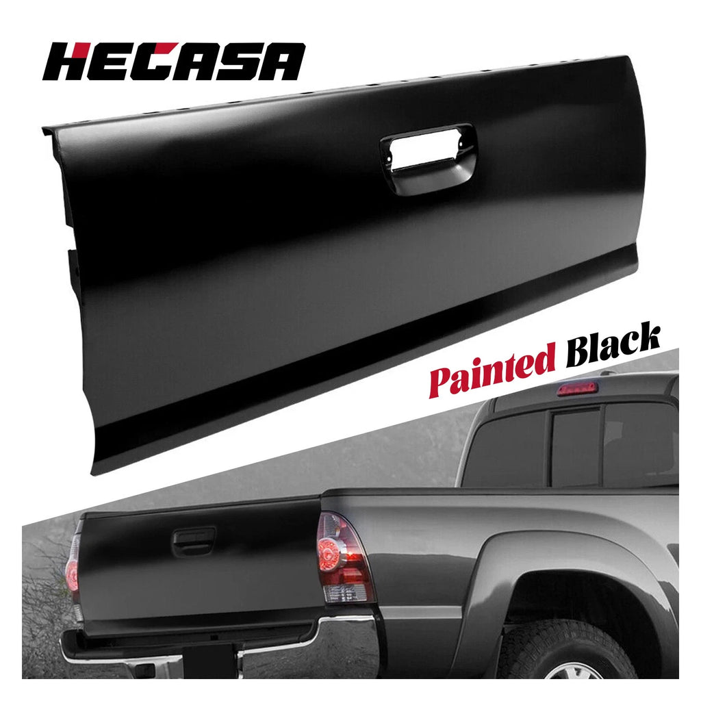 Rear Tailgate for Toyota Tacoma (2005–2015) Painted Black Steel