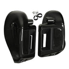 Lower Vented Leg Fairings for Harley Road Glide King (2014–2025) Black Quartz