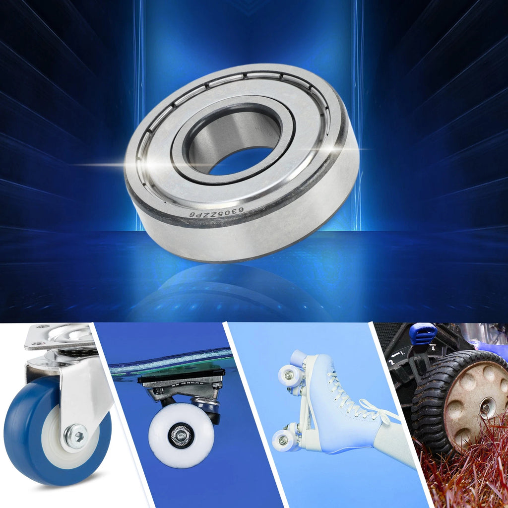 6305ZZ Deep Groove Ball Bearing for Scooter Skateboard Wheel (25x62x17mm)
