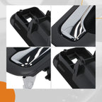 Front Left Interior Door Handle for Honda CR-V (1997–2001) Black Chrome