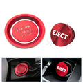 Red Engine Start & Cigarette Lighter Eject Button Trim for Honda Civic (2022–2022)