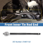 2X Front Inner Tie Rod End Links for Dodge Dart, Chrysler 200 (No.EV801132)