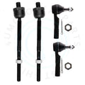 Set of 4 Tie Rod Ends for Ford Explorer Sport Trac (2001–2005)