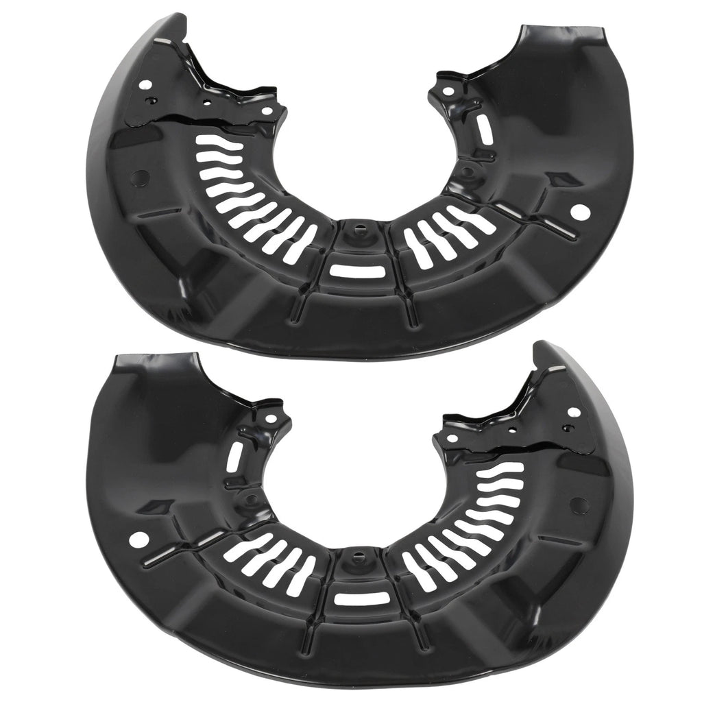 Set of 2 Front Brake Dust Shields for Toyota Sienna, Venza