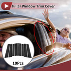 10X Car Door Pillar Window Trim for Mercedes-Benz GL-Class (2013–2015) Black
