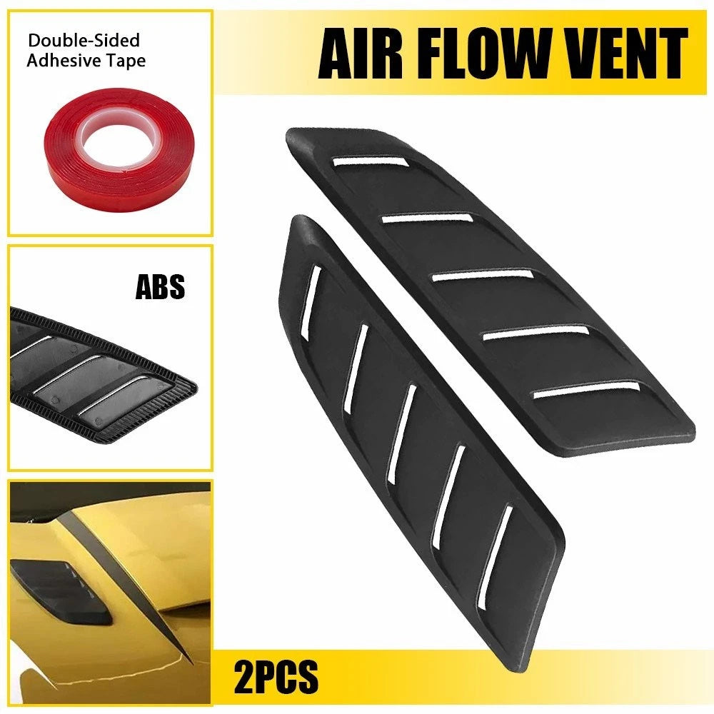 2Pcs Hood Air Vent Cover Trim for Toyota Tacoma Tundra EPY
