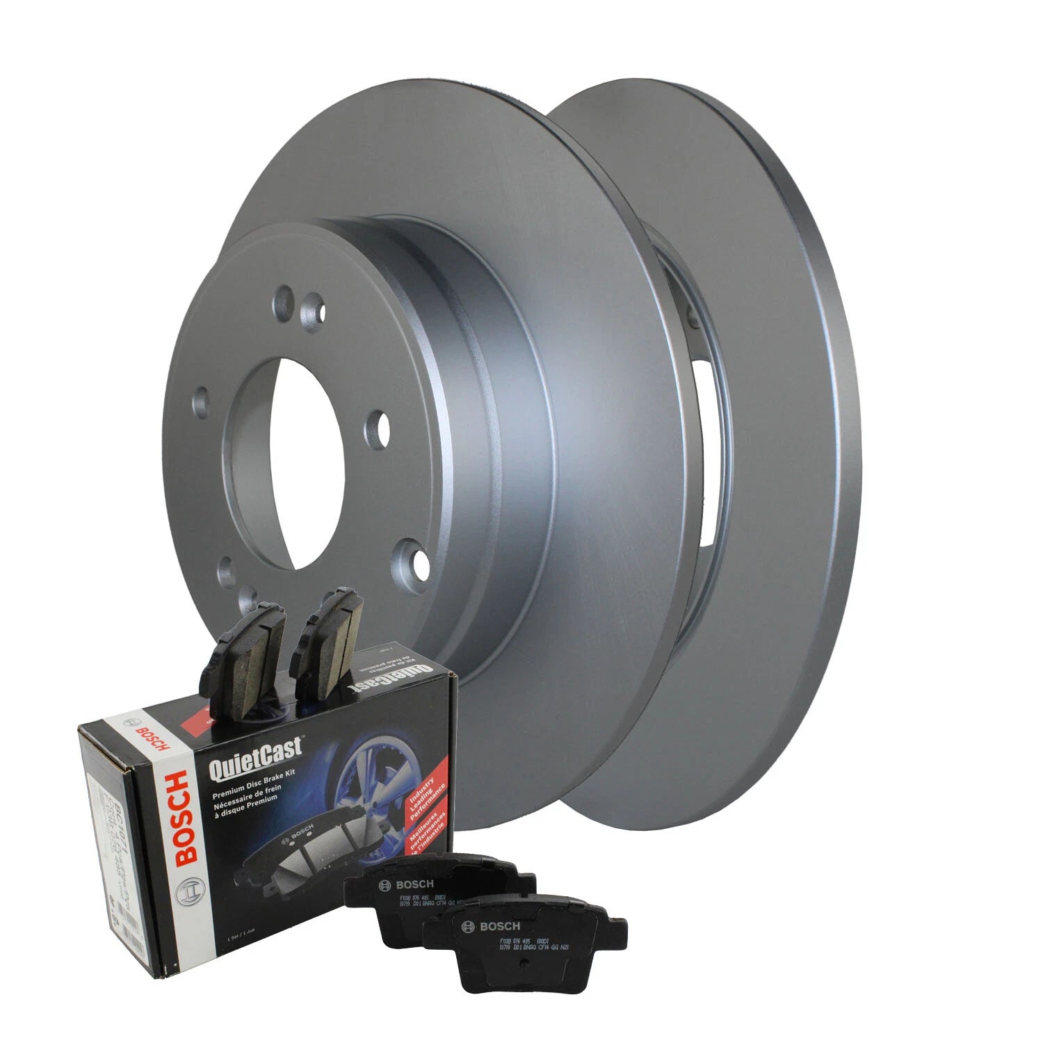 Rear Brake Kit 284mm Disc Rotors & Bosch Ceramic Pads for Hyundai Azera, Kia Optima (2006–2017)